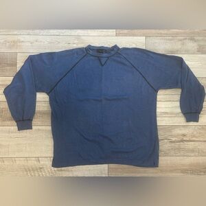 Toscano Mens Size XXL Blue Pullover Sweater Made in Italy